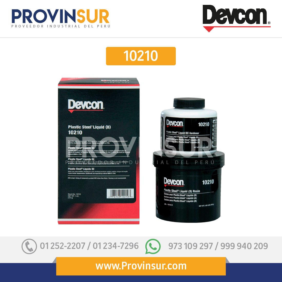 DEVCON B 10210 STEEL LIQUID 1 LB