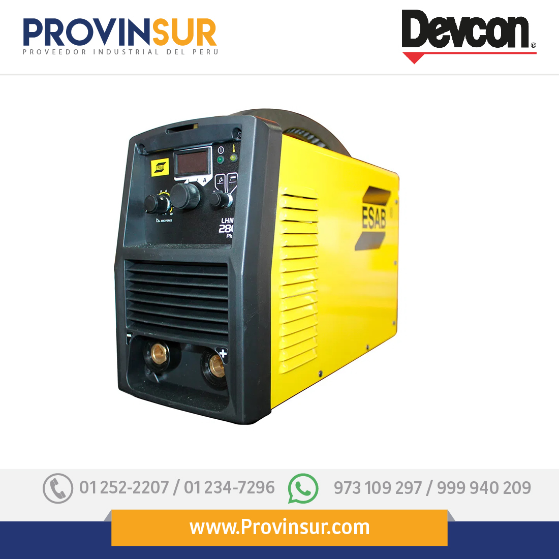 Maquina de Soldar LHN 280 ESAB 250 Amperios