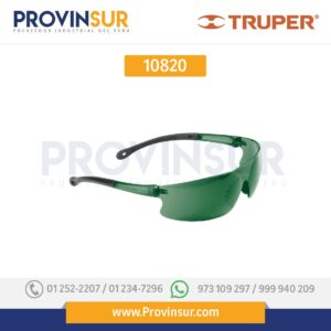 Lentes de seguridad, mica verde, Ultralite 10820 Truper