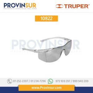 Lentes de seguridad, mica espejo plata, Ultralite 10822 Truper
