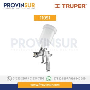 PISTOLA P/PINTAR GRAVEDAD HVLP,VASO PLÁSTICO, BOQUILLA 2.0MM 11091 Truper