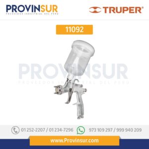 PISTOLA P/PINTAR GRAVEDAD HVLP,VASO PLÁSTICO, BOQUILLA 1.7MM 11092 Truper
