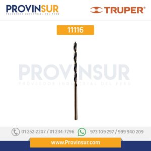Broca de alta velocidad 7/64" 11116 Truper