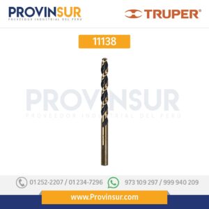 Broca de alta velocidad 9/32" 11138 Truper