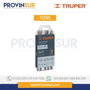 Juego de brocas para concreto, 6 piezas 11295 Truper