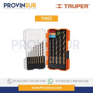 Juego de brocas de alta velocidad, 13 piezas 11402 Truper