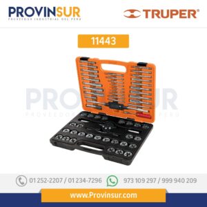 Juego de 60 piezas de machuelos y tarrajas 11443 Truper