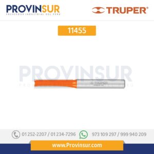 Broca para router, recta 2 filos, 3/8" 11455 Truper
