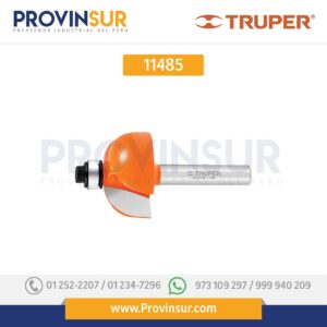 Broca para router, bocel cuarto, 1-1/8" con balero 11485 Truper