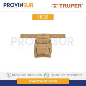 Portaherramientas de carnaza, 12 compartimentos 11536 Truper