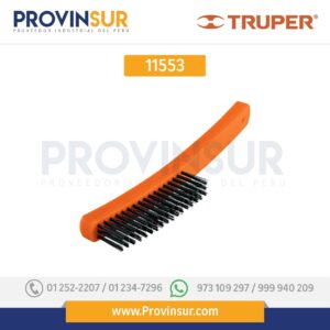 Cepillo de alambre, cerdas acero al carbono, 51 pinceles 11553 Truper