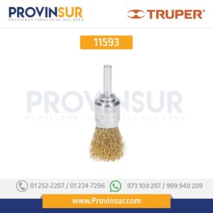 Carda de copa, alambre grueso, 3/4" para taladro 11593 Truper