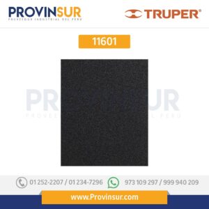 Lija de esmeril negra respaldo de tela, grano 50 11601 Truper