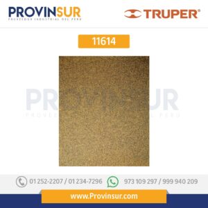 Lija para madera papel cabinet, grano 180 11614 Truper