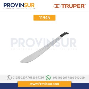 MACHETE TRUPER 127 H 24" CON MANGO NEGRO 11945 Truper