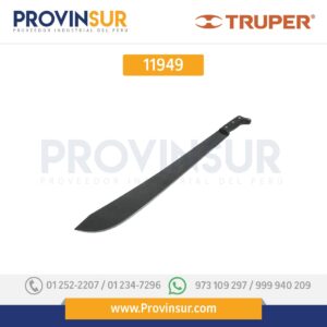 MACHETE TRUPER 706 NAT 24" CON MANGO NEGRO 11949 Truper