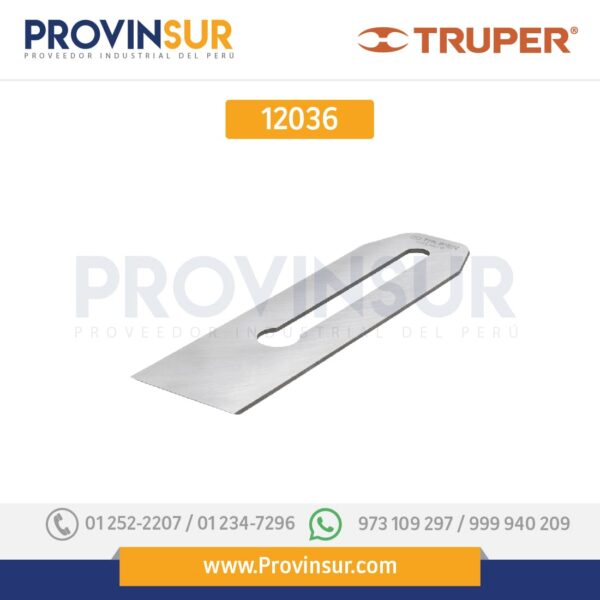 Cuchilla para cepillo de carpintero # 6 12036 Truper - Corporación ...