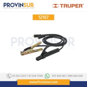 Cable para soldadora inversora, con pinza de tierra, 200 A 12107 Truper