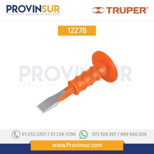 Cincel de corte frío, 3/4 x 8" con grip 12278 Truper