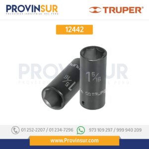 Dado impacto, largo, 6 puntas, cuadro 3/4" de 1-1/2" 12442 Truper