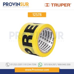 Cinta delimitadora "Precaución", 100 m 12578 Truper