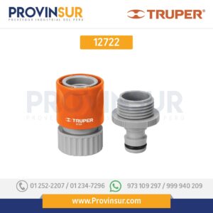 Conector rápido, manguera-accesorio 12722 Truper