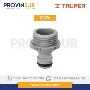 Conector rápido, macho, para accesorios de riego 12726 Truper