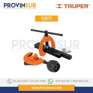 Juego de cortador de tubo y avellanador, 3 piezas 12871 Truper