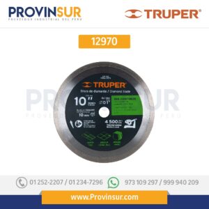 Disco de diamante, rin continuo, 10" 12970 Truper