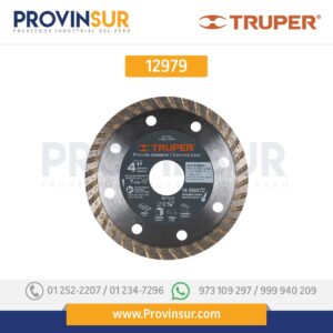 Disco de diamante, rin turbo, 4" 12979 Truper