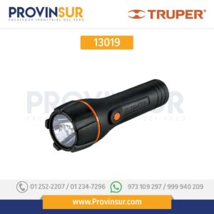 Linterna plástica, de pilas, 180 lm, LED alta intensidad 13019 Truper