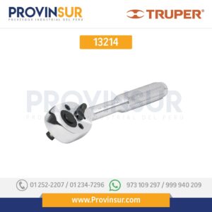 Matraca cuadro 1/4" liberación rápida cabeza de pera 13214 Truper
