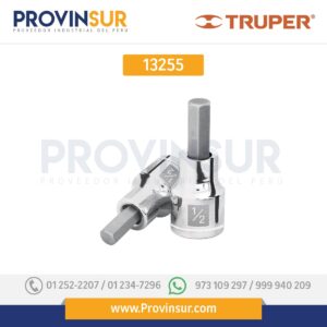 Dados de punta hexagonal, cuadro 1/2" de 1/2" 13255 Truper