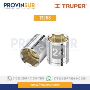 Dado de 6 puntas, cuadro 1/2" de 18mm 13268 Truper