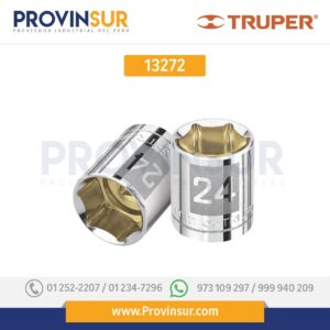 Dado de 6 puntas, cuadro 1/2" de 22mm 13272 Truper