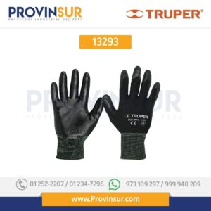 Guantes de nylon recubiertos de nitrilo, chicos 13293 Truper