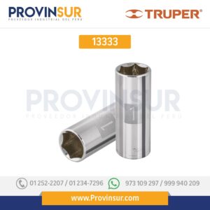 Dado de 6 puntas, largo, cuadro 1/2" de 1" 13333 Truper