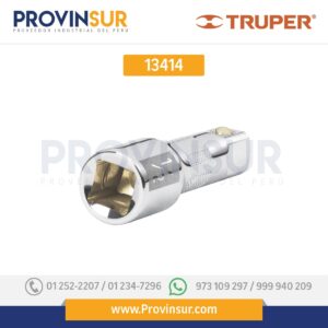 Extensión de 2-1/2" para matraca, para dados cuadro 1/2" 13414 Truper