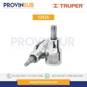 Dado punta Torx, cuadro 1/2", T-25 13435 Truper