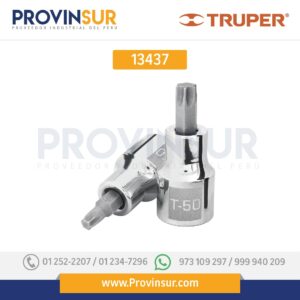 Dado punta Torx, cuadro 1/2", T-40 13437 Truper