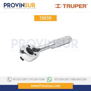 Matraca cuadro 3/8" liberación rápida cabeza de pera 13659 Truper