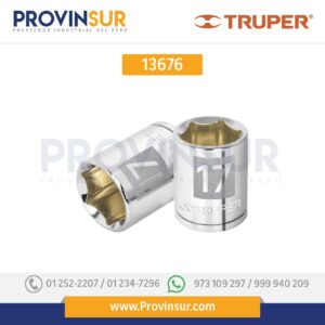 Dado de 6 puntas, cuadro 3/8", de 12mm 13676 Truper