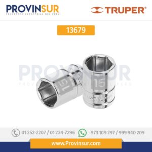 Dado de 6 puntas, cuadro 3/8", de 15mm 13679 Truper