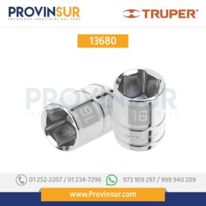 Dado de 6 puntas, cuadro 3/8", de 16mm 13680 Truper