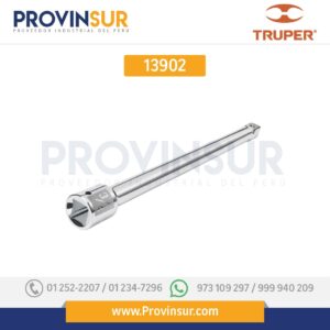 Extensión de 4" para matraca, para dados cuadro 3/4" 13902 Truper