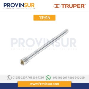Extensión de 6" para matraca para dados cuadro 1/4" 13915 Truper