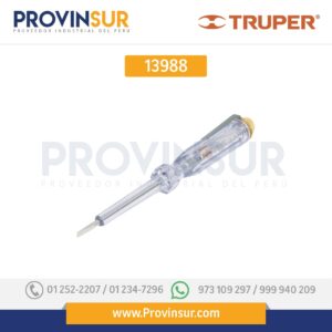 Probador de circuitos corriente alterna, 14 cm 13988 Truper