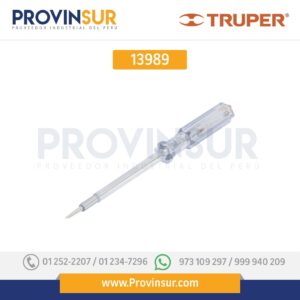 Probador de circuitos corriente alterna, 19 cm 13989 Truper