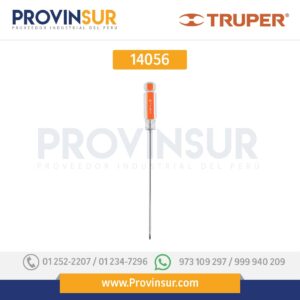 Desarmador punta Phillips # 0, mango de acetato 6" 14056 Truper