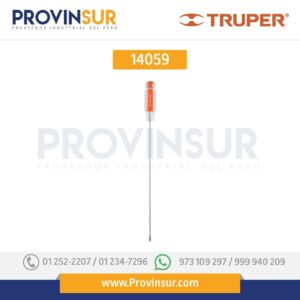 Desarmador punta Phillips # 0, mango de acetato 8" 14059 Truper